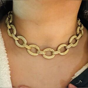 Gold Links Necklace